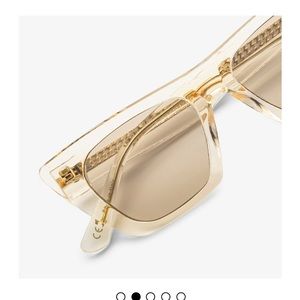 Electric sunglasses. ModelNoli EE20110119 in champagne. New in box, with tags.